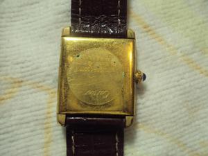 RELOJ CARTIER 18 K PLAQUE GOLD. ELECTROPLATED SWIS.