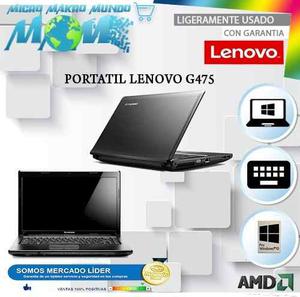 Portatil Lenovo G Amd Dd 250 Gb Memoria Ram 2.0gb