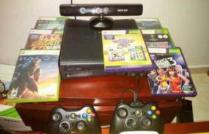 Xbox 360 Slim +1 Control+ 3 Juegos Originales+kinect
