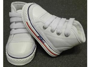 Zapatos para Bebés Gateadores Ref.  Blanco Azul