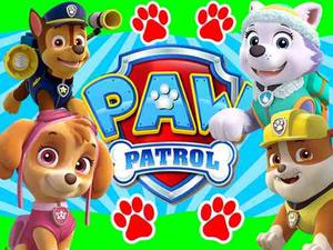 Kit Imprimible Paw Patrol Nene Diseña Tarjetas Cumple Y Mas