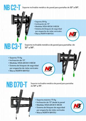 Bases Soportes para Tv