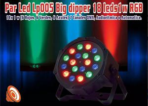 Par Led Lp005 Big Dipper 18 Leds X 1w Tipo Flat USADO