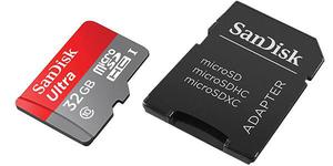 Tarjeta San disk Micro SD 32gb para expandir Memoria de