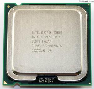 Intel Pentium dualcore E socket 775