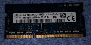 Memorias 4gb DDR3 para portátil