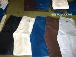 Pantalones en Drill Licrado para Hombre