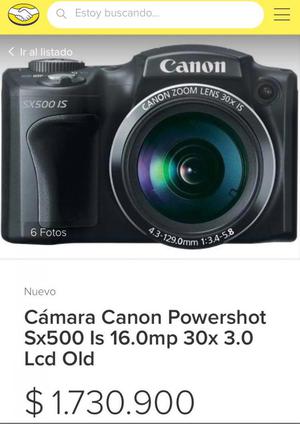 Cannon Sx 500 Is