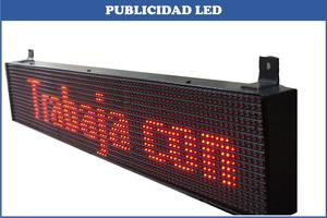 Pantalla LED Aviso publicitario 1mtr de largo 30cm alto.