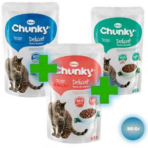 Alimento Húmedo Para Gatos Chunky