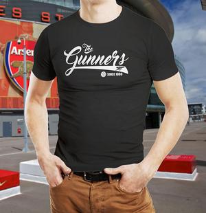 Camiseta Estampada Fútbol Arsenal ing Negra Talla S