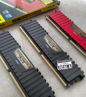Memoria RAM DDR4 8 GB para Gamer blindada Corsair vengeance