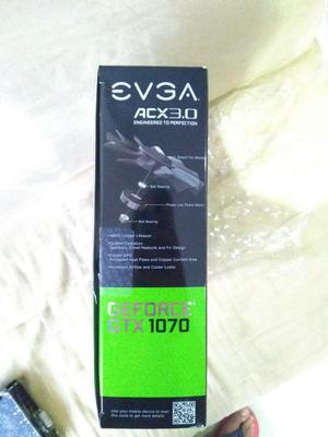 Vendo Tarjeta Nvidia Gtx gb Evga Gaming Acx 3.0 !!