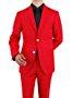Vestido Traje Flux Salvatore Exte Men's 2 Button Red_Rojo