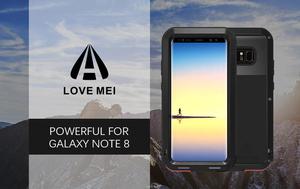Estuche Love Mei Powerful para Samsung Galaxy Note 8 Carcasa