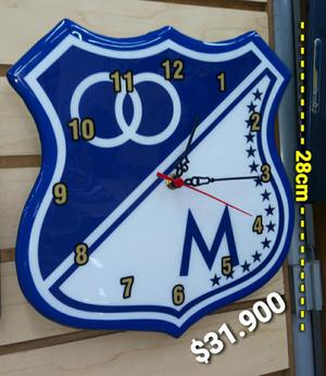 Reloj de Pared Del Millonarios