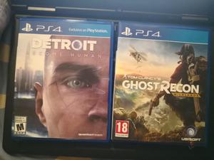 Detroit Become Human Y Ghost Recon