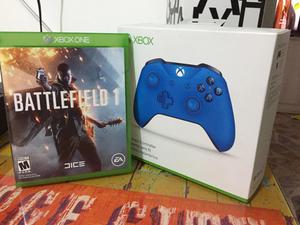 Juego Battlefield 1 / Control Xbox One 3.5 edición azul