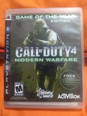 Juego Ps3 Call Of Duty 4 Modern Warfare