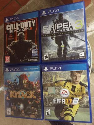 Juegos Ps4, desde 30 Mil.