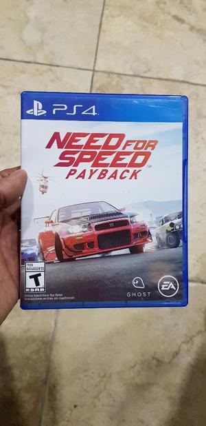 Vendo Juego Need For Speed Payback