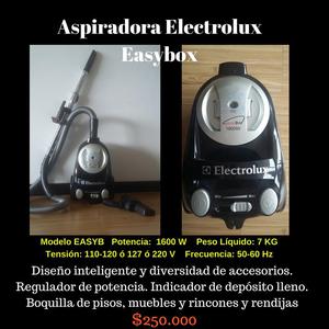 Aspiradora eléctrica Easybox Electrolux sin bolsa