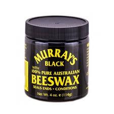 Cera Murray`s Beeswax Black Cabello Negro Pomada Mate 4oz