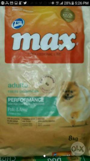 Max Adulto Razas Pequeñas X 8 Kilos