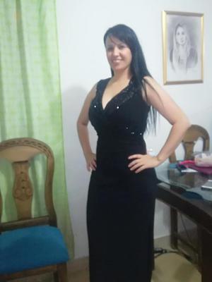 vestido de gala talla m/l