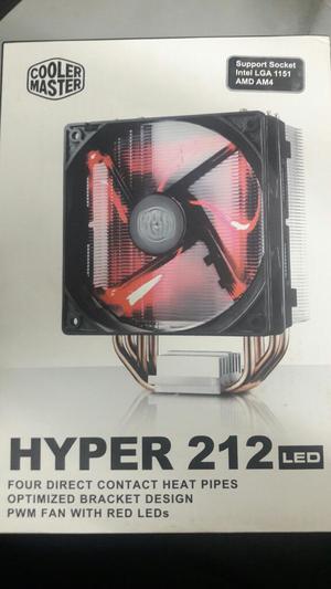 Disipador Hyper 212 Led Rojo Nuevo