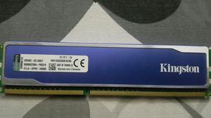 Memoria Ddr3 8gb  Mhz Hyperx Blue Pc