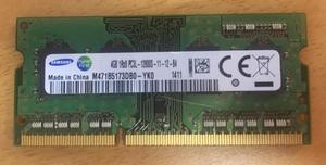 Memoria Ram para portátil DDR3 de 4 Gb marca Samgung