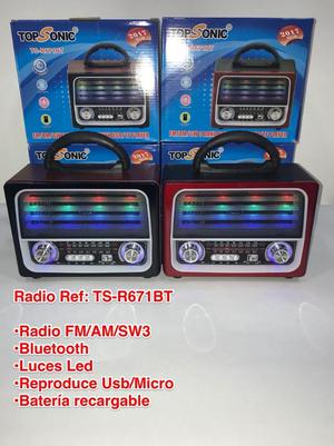 Radio Bluetooth Topsonic Tsr671r669bt