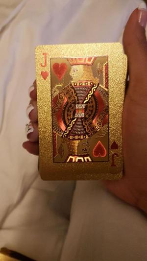 Cartas / naipes / poker en Papel Oro Hecho En Dubai