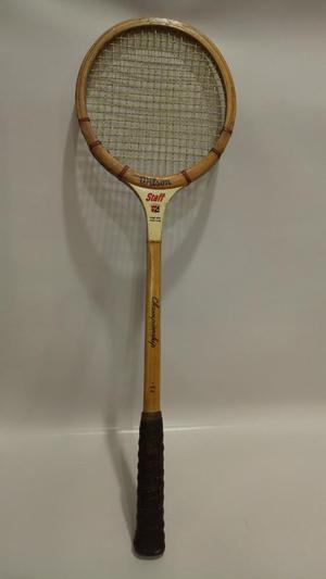 Raqueta Wilson Antigua Madera Squash