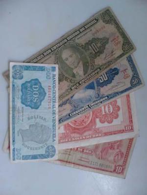 billetes y monedas coleccionables