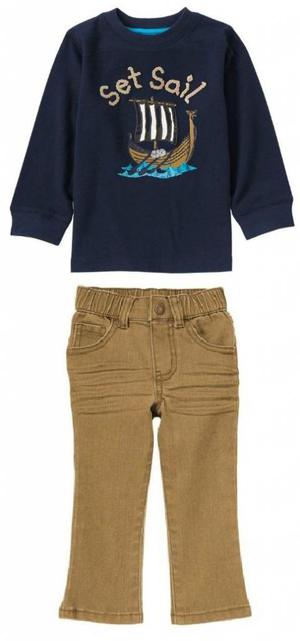 Conjunto niño Talla 2t gymboree