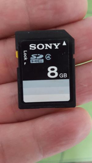 Se cambia Memoria Sd 8 Gb Marca Sony por micro SD de 4 Gb