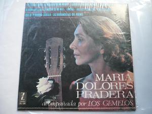 Disco Acetato Vinilo LP Maria Dolores Pradera Acompañada