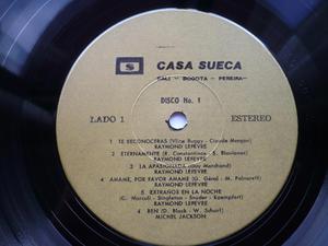 Disco Doble Acetato Vinilo LP Varios Casa Sueca