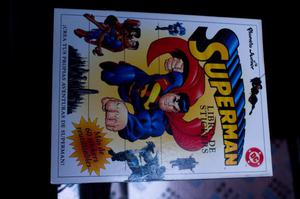 dc comic superman libro de stikers