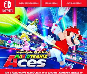 Nintendo Switch Mario Aces Tennis