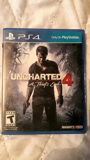Uncharted 4 Ps4 Como Nuevo Unico Dueño