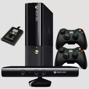 Xbox 360 con Kinect 2 Controles Y Disco