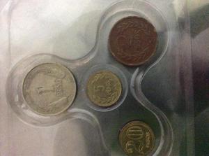 COleccion de monedas antiguas de colombia de 25 centavos, 1,