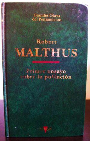 PRIMER ENSAYO SOBRE LA POBLACIÓN R. Malthus