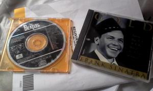 CD de Musica de Frank Sinatra y del grupo The Beatles