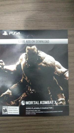 Goro Mortal Kombat X Descargable 4 Play 4