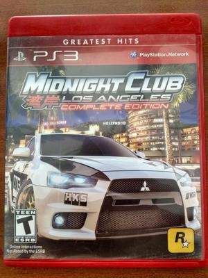 Juego Midnight Club PS3 Original