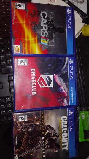 ¡¡Que ofrecen !!! project cars, driveclub, call of duty